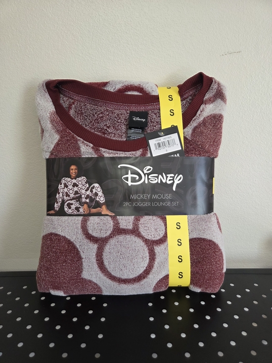Disney Other - NWT Women's Disney Mickey Mouse 2pc Jogger Lounge Set, Long sleeve, Maroon